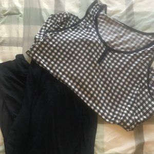 Draper James Hillary Pajamas - Gingham Print (Navy)